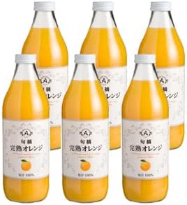 Amazon アルプス 果汁100 ストレートジュース 旬摘 完熟オレンジジュース 1000ml 6本 セット 旬摘 野菜ジュース フルーツジュース 通販