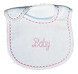 ディーギブ\u200b\u200bンスとCoRaindrops 6200雨滴6200赤ちゃん刺繍元小ビブピンク