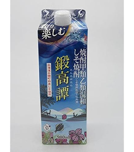 Amazon.co.jp: [ケース販売] 鍛高譚 (たんたかたん) 紫蘇焼酎 紙パック