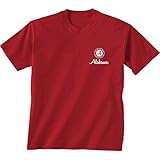 NCAA ヘリンボーン 半袖 シャツ XL レッド