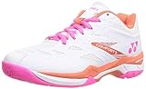 [ヨネックス] バドミントンシューズ パワークッションコンフォート3ウィメン ホワイト/ピンク (062) 25.0 cm