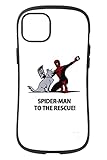 iFace First Class MARVEL/マーベル iPhone 14 Plus ケース (スパイダーマン/ドッグ)【アイフェイス アイフォン14plus 用 iphone14プラス 用 カバー 韓国 耐衝撃 キャラクター ストラップホール】