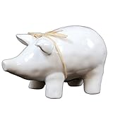 明るいホワイトセラミック貯金箱