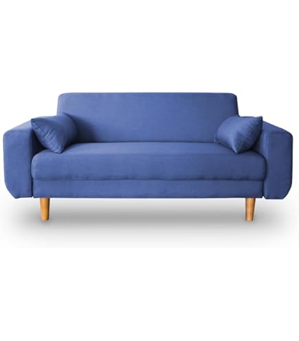 Amazon｜アイリスプラザ ソファ 2人掛け シンプル ダークレッド