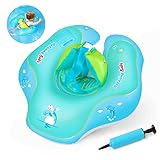【18个月保证】 ベビーフロート 赤ちゃん 調節ベルト トレーニング 赤ちゃん ベビー お風呂や水泳や入浴プレスイミング用 (青, XL)