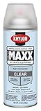 Krylon K09148000 COVERMAXX Spray Paint, Flat Crystal Clear Acrylic [並行輸入品]