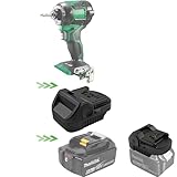 UNIKIマキタ 18V ハイコーキバッテリー マキタ バッテリーをハイコーキ（日立）電気工具製品に変換使用するアダプター マキタ バッテリーを（日立）の機材に装着する マキタをハイコーキの工具で使えるアダプター