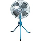 アクアシステム:アクアシステム エアモーター式 スタンド型 工場扇 (アルミ羽45cm) AFG-18 型式:AFG-18