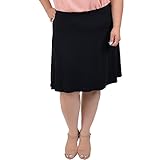Stretch is Comfort SKIRT レディース US サイズ: 4L カラー: ブラック