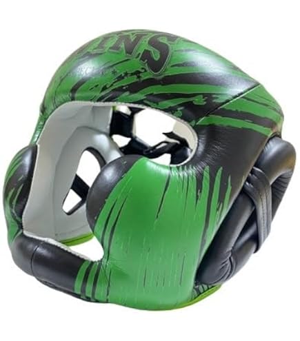 Amazon | Twins Special 本革製 ヘッドギア (グリーン, M) | ノー