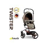 HAUCKツイスターデラックスベビーカー/ TWISTER STROLLER、360度回転両対面ベビーカー、スクエアロックフレーム、ベッド型、ドイツ乗用車工学技術、フルカバー日よけ（海外直送品）