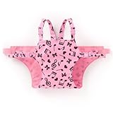 どこでもサポート赤ちゃん安心チェアベルト　水玉音符のハーモニー（ピンク）　B2601400　日本製