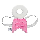 【ノーブランド品】 赤ちゃん　セイフティ　頭部保護　天使　ヘルメット　帽子　ハット　全3色 - ピンク