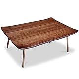 こたつ ダックテール 長方形 105cm 幅105 奥行70 高さ37cm ウォールナット突板 座卓 コタツ 暖房テーブル 洋室 和室に合う炬燵 家具調コタツ 北欧風ジャパニーズデザイン リビングテーブル 和ジャパニーズモダン ローテーブル