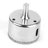 【ノーブランド品】1PCS 45ミリメートルコーティングされたドリルビットの穴はガラスのタイル花崗岩大理石の銀のために見