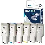LCL HP用 727XL 727 XL B3P06A C1Q12A F9J76A F9J79A F9J77A F9J78A F9J80A B3P22A B3P23A B3P19A B3P21A B3P20A B3P24A 300ML 大容量 （6色セット） 互換インクカートリッジ 対応機種：DesignJet T1500 T2500 T2530ps T920 T930 T1530 T3500