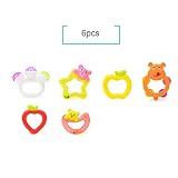 教育baby rattles新生児Healthy Shakingおもちゃ幼児初期学習Handbellセットギフトfor kids- waymine マルチカラー Way32467