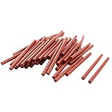 uxcell　グルースティック　グルースティックスティック　溶接棒　グリッター　グルー　電気　ガンのため　100×7mm　50個　レッド