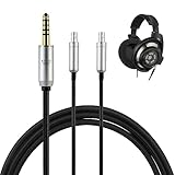 okcsc TCHD800 ヘッドホンケーブル リケーブル イヤホン・ヘッドホン用 SENNHEISER用 HD800S・HD820・HD800・D1000に適合 OFC 4芯 長さ2.0m 4.4mm