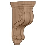 Ekena Millwork COR03X06X10TSRW 3 3/8-Inch W x 6 1/2-Inch D x 10 1/2-Inch H Boston Traditional Scroll