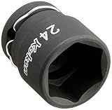 山下工業研究所(Ko-ken) インパクトソケット 6角 14401M-24 差込角:12.7×24×全長:38mm 薄肉