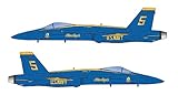 プラッツ 1/144 アメリカ海軍 F/A-18C ホーネット ブルーエンジェルス 2機セット プラモデル FC-23