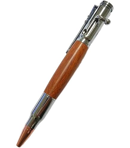Amazon | Yeaqee 木製ボルトアクションペン 銃好き用ボールペン