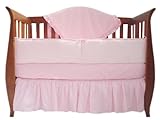 TL Care Heavenly Soft Minky Dot 4 Piece Crib Set, Pink by TL Care