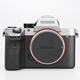 に適合する Sony A7III A7M3 A7R IIIカメラプロテクターフィルムスキンカバースキンステッカー傷防止保護装飾A7 III A7R3(マットシルバー+フロストブラック)
