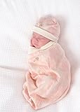 Jasmine Lace - Pink, 0-3 Months Size: Infan0-3 Months Color: Pink Model: (Newborn, Child, Infant) by