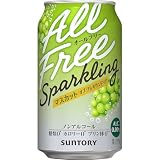 オールフリースパークリング マスカット・オブ・アレキサンドリア 350ml 24本 【華やかで爽やかな香りと厚みのある味わい】 [サントリー ノンアルコール]