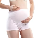 Vogue of Eden Women's Maternity Pregnant Underpants Adjustable Panties Pink, L