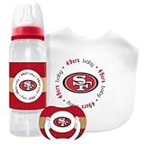 San Francisco 49ers Baby Gift Set by Baby Fanatic [並行輸入品]