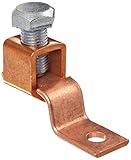 Morris Products 90518 Single Offset Mechanical Connector, Copper, 125A Rating, 1/0 - 2 Wire Range [並