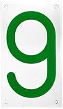 大建プラスチックス 階数表示板 文字9 (文字 蛍光グリーン) 5020A-9