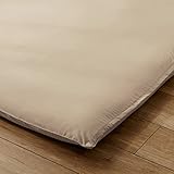 ダニを通しにくい敷布団カバー マスタード サイズ：ダブル