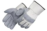 Liberty DuPont Kevlar Premium Side Split Double Leather Palm Glove with 2-3/4" Rubberized Safety Cuf