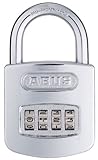 ABUS 160 / 50 All Weatherクロム4-dialリセット可能組み合わせ南京錠