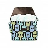 らくらく収納 おむつポーチ 小物入れ 腕バンド 付きだから両手が使える! 外出時の必需品 タッシートート 新柄:ギター柄