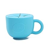 Decdeal スナックボウル 赤ちゃん/幼児/キッズ/子供 シリコンカップ ハンドル付き スナックストレージ 容器