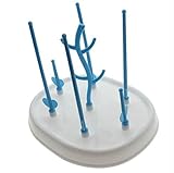 Iable 抗菌取り外し可能なベビー赤ちゃん用哺乳瓶垂直ドライヤーラック水切り