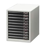 アイリスオーヤマ レターケース10段スリム　L-10SR レターケース ライトグレー ポイント10倍