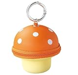 数量限定入荷 子供用 大人用 キノコ キーバック レッド オレンジ グリーン イエロー 4色 キッズ 出産祝い プレゼント ギフト (オレンジ)
