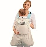 BEATON JAPAN (ビートン ジャパン) ベビー用 防風 防雨 タイプ 抱っこひも ベビーカー用 マントケープ カバー (モカ)