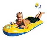 wemitas スイミングボード フロート 浮き輪 子供用 キックボード インフレータブル ボディボード 空気入れ 修復テープ 3点セット