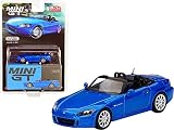 MINI GT 1/64 ホンダ S2000 (AP2) ラグナブルーパール 左ハンドル MGT00287-MJ [並行輸入品]