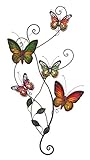 Metal Wall Decor Butterfly Sculpture 29x15 [並行輸入品]