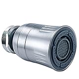 Niagara Conservation rn3126p-bn 1.5 GPM Swivelデュアルスプレーキッチン節水エアレーター、標準、つや消しニッケル