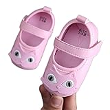 Limi　ベビー　赤ちゃん　かわいい猫顔　ねこ　ファースト　シューズ　靴　全5色　3サイズ　軽量　PUレザー製 (13, ピンク)