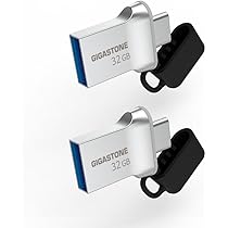 Amazon.co.jp: Gigastone Z50 32GB Nano Luxus Dual Flash USB Memory